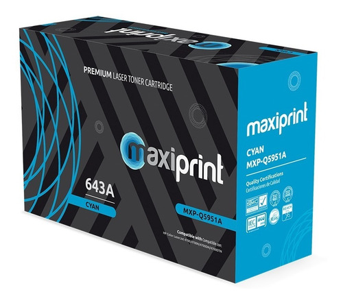 Toner Hp Maxiprint 643a 644a Q5951a Mxp-q5951a Generico Lps.