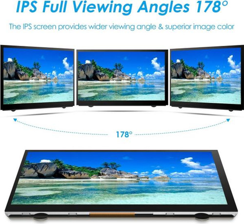 Hmtech Pantalla Raspberry Pi De 7 Pulgadas 800x480 Hdmi Moni
