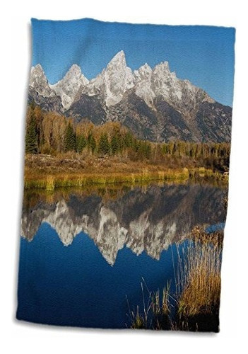 Toalla De Mano 3d Rose Beaver Pond-grand Tetons, 15  