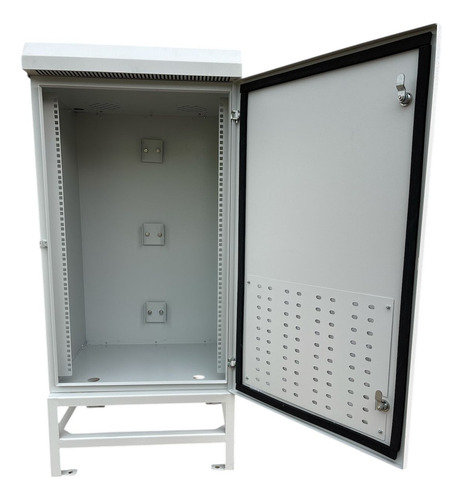 Rack 18u Outdoor Telecom Com Pé - Externo