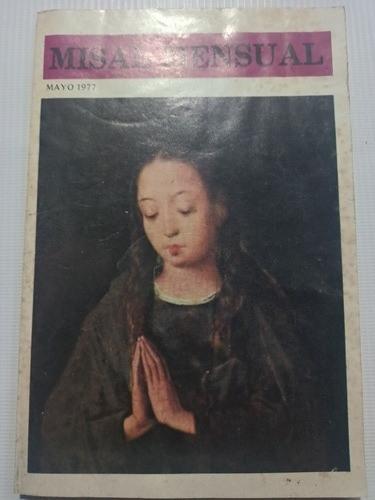 Libro Antiguo Misal Mensual Católico Mayo 1977
