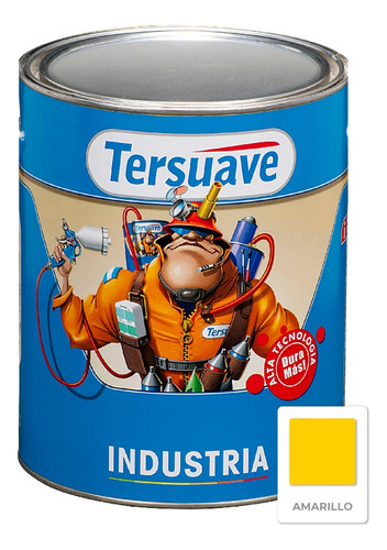 Pintura Tersuave Demarcación Vial Mate 4 Lts Amarilla