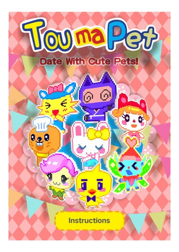 . Lazhu Touma Pet Virtual Pet Juguete Electrónico Con Mango