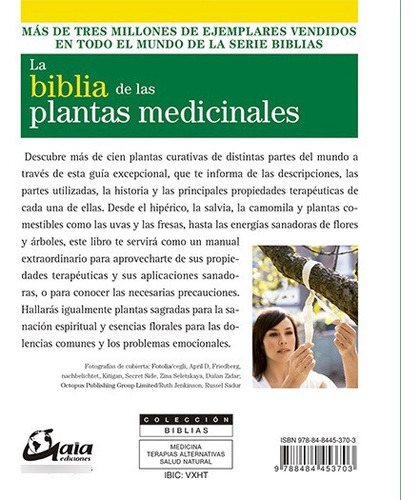 Libro La Biblia De Las Plantas Medicinales - Farmer-knowles,
