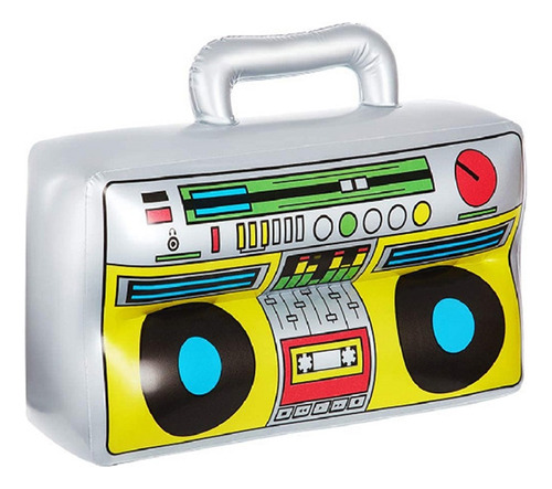 Radio Inflable Para Cotillon Decoracion X5 Unidades Fiesta