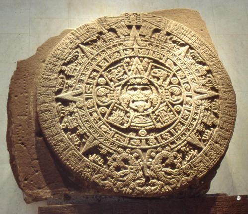 C3001 México Moeda Dourada Comemorativa Calendário Maia