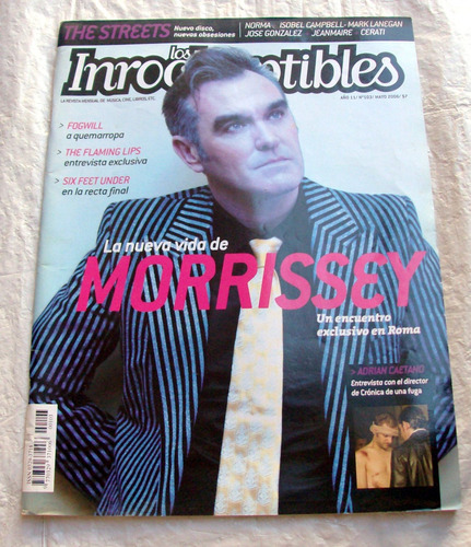 Inrockuptibles 103 The Streets Flaming Lips Cerati Morrissey