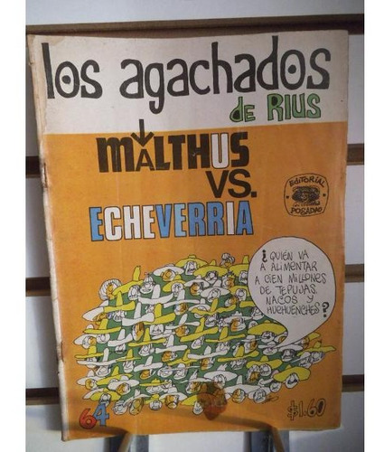 Comic Los Agachados De Rius 64 Editorial Posada Vintage