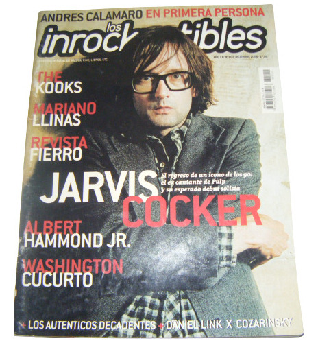 Revista Los Inrockuptibles N° 110 J. Coker - Diciembre 2006