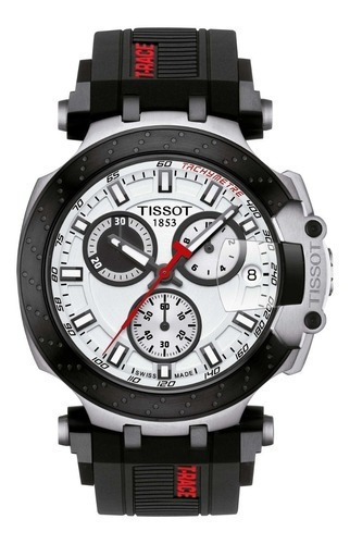 Reloj Hombre Tissot T-race Chrono Silicona Negra