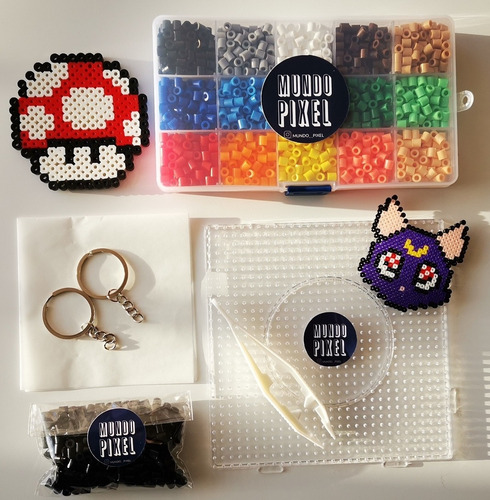 Kit Hama Beads 5 Mm De 2150 Beads + Accesorios 