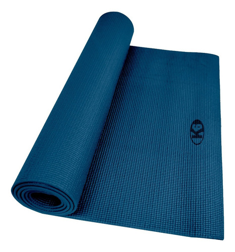 Colchoneta Yoga Mat Profesional Para Pilates 6mm K6 Color Azul