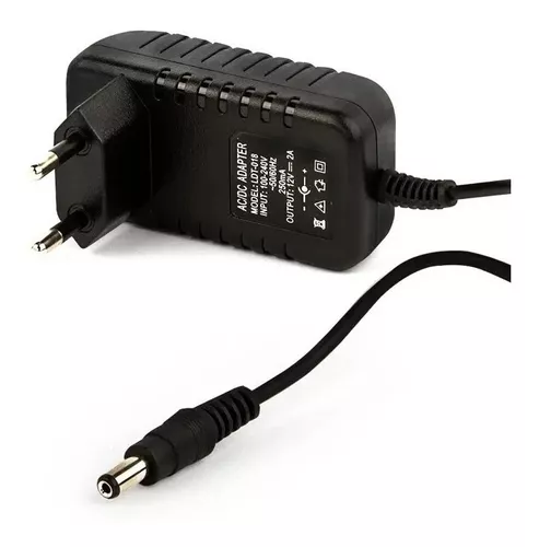 Fonte Input(100 240v~,50 60hz,0.5a Max) Output 12v 1.5a