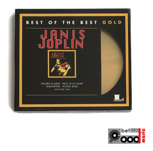 Cd Janis Joplin Best Of The Best Gold/ Nuevo Limited Edition