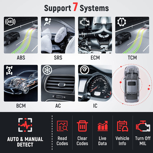 Escáner Thinkcar Thinkscan Plus S7 Obd2 Escáner Multisistema