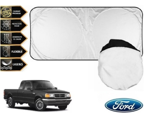 Parabrisas Cubre Sol Tapa Sol Con Ventosas Ford Ranger 1995