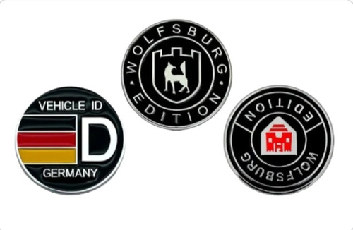 Emblema Wolfsburg Edition Metal Circular