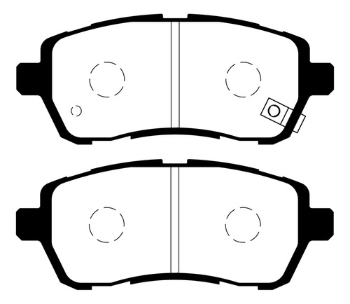 Pastillas De Freno Para Mazda Ii 2.3 11/13 Litton Ultrapad