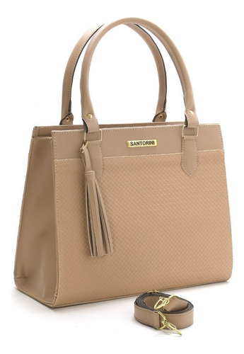 Bolsa Feminina Santorini Handbag Tricê Nude