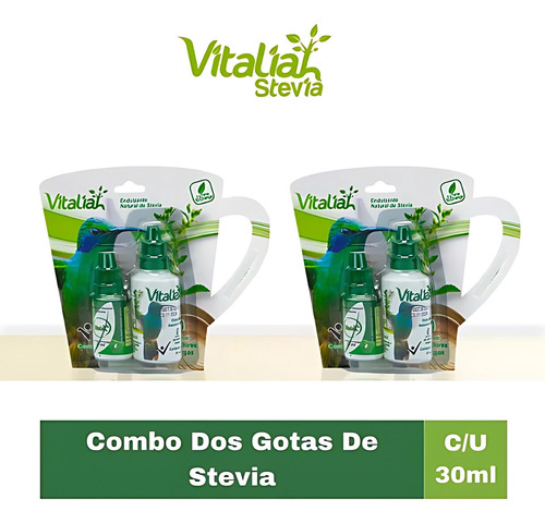 Combo Dos Gotas De Stevia