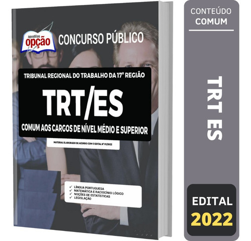 Apostila Concurso Trt Es - Cargos De Nível Médio E Superior