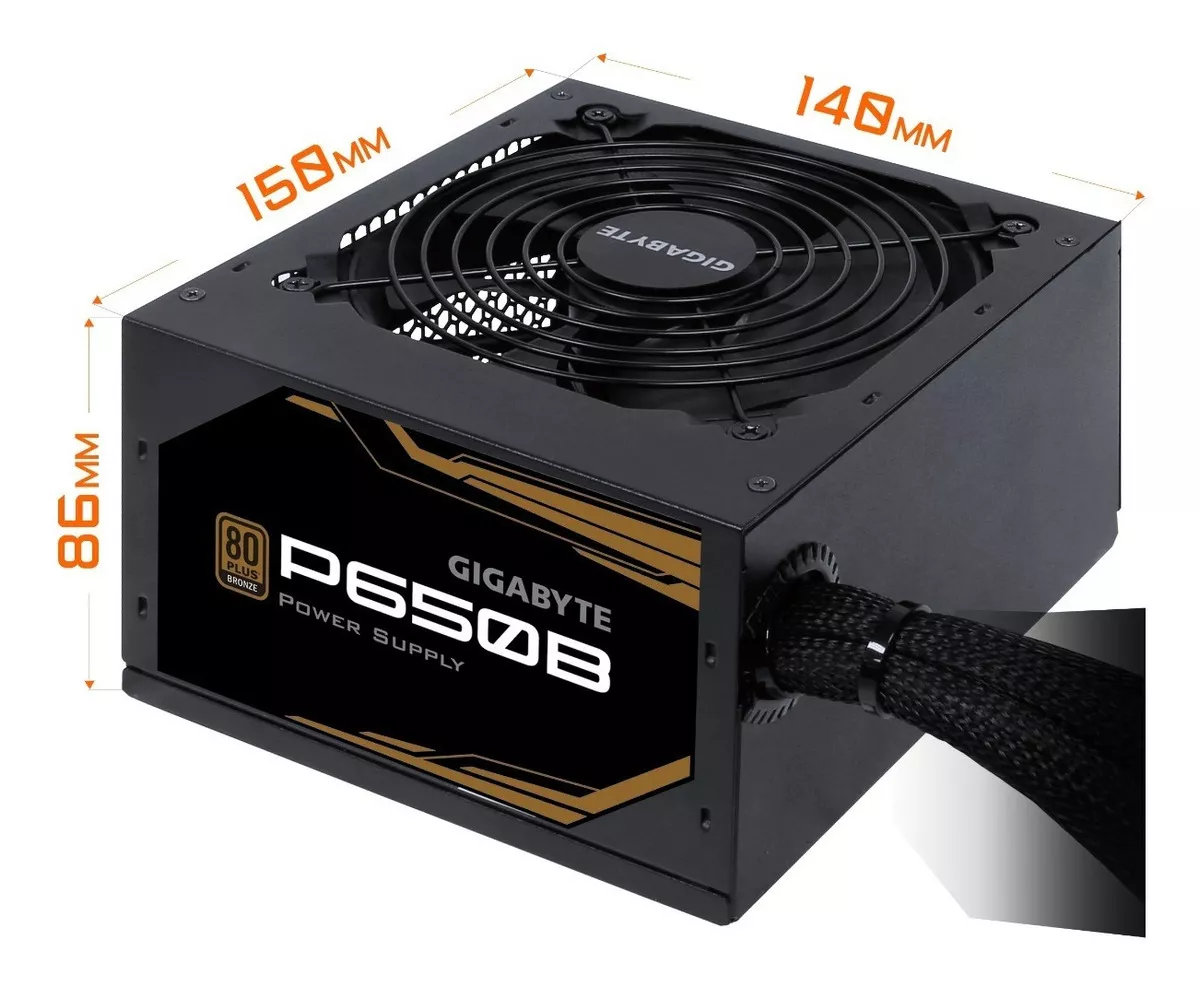 Tercera imagen para búsqueda de fuente gigabyte 650w 80 plus bronze p650b