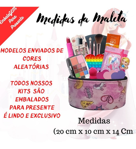 Presente Dia Das Crianças Popts Maquiagem Infantil Exclusivo