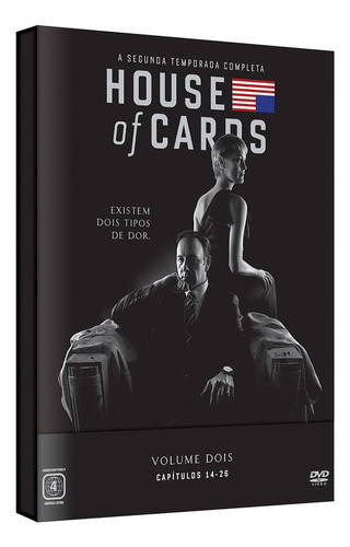 Box Dvd - House Of Cards - 2 Temporada Completa (4 Discos)