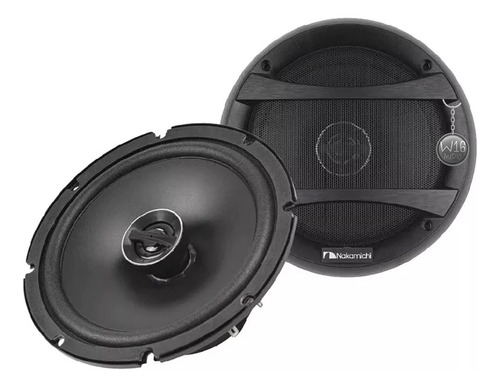 Par de alto-falante Nakamichi Nse1628 de 6,5 pul, 2 vias, 35 W Rms e 4 ohms, cor preta