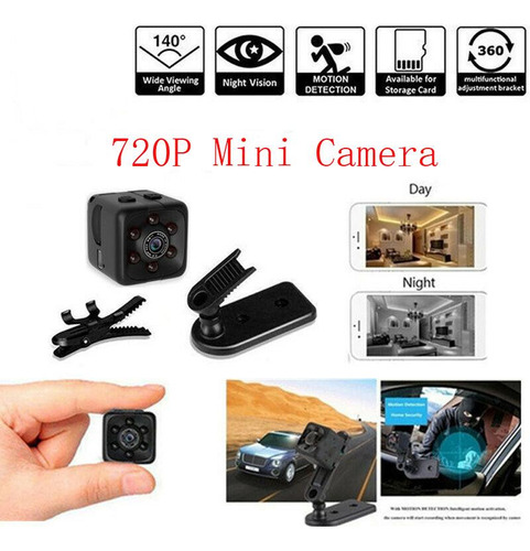 Mini Cámara Dv Oculta Negro