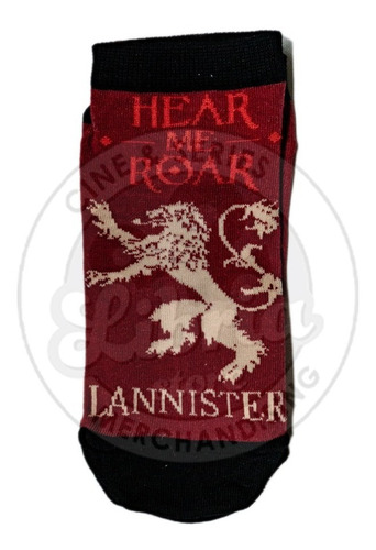 Medias Soquetes Casa Lannister Originales - Game Of Thrones