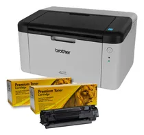 Comprar Impresora Brother Láser Usb Hl-1200 + 2 Toner Alternativos