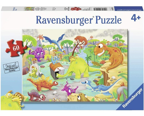 Rompecabezas Ravensburger Dinosaurios En Acción 60 Pzas