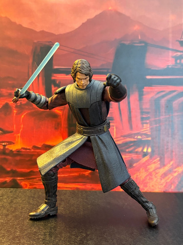 Anakin Skywalker Cabeza Custom Black Series Escala 1/12 (Usado)