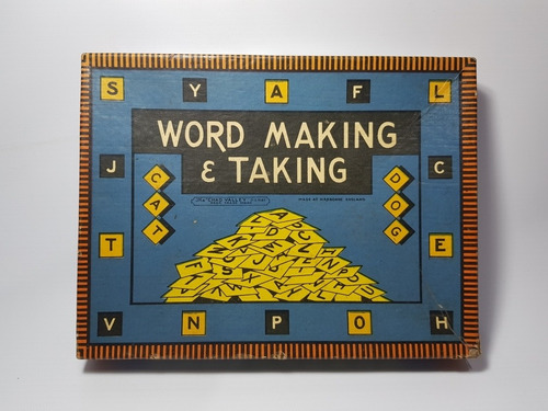 Imagen 1 de 7 de Antiguo Juego Mesa Word Making & Taking Inglaterra Mag 56506
