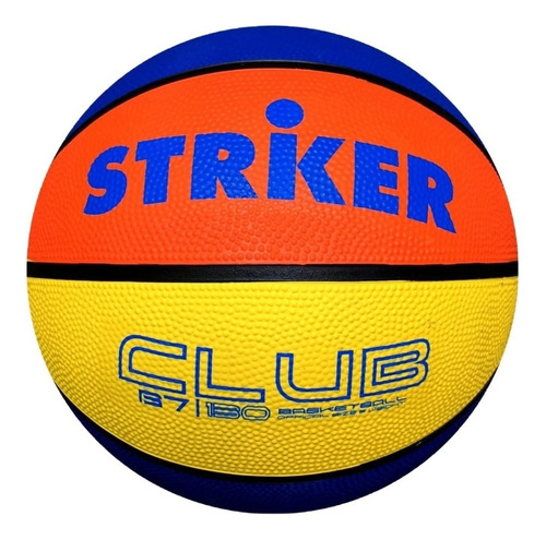 Pelota Basquet Basket Numero 7 Striker Goma Vulcanizada