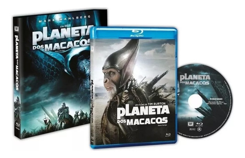Blu-ray Planeta Dos Macacos (mark Wahlberg) Com Luva Lacrado