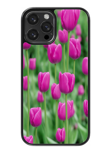 Funda Diseño Para iPhone Tulipanes Siluetas #8