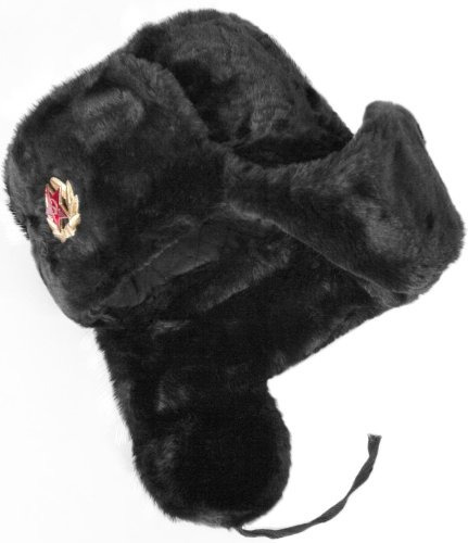 Ruso Soviético Ejército Pieles Militar Cosaco Ushanka Somb