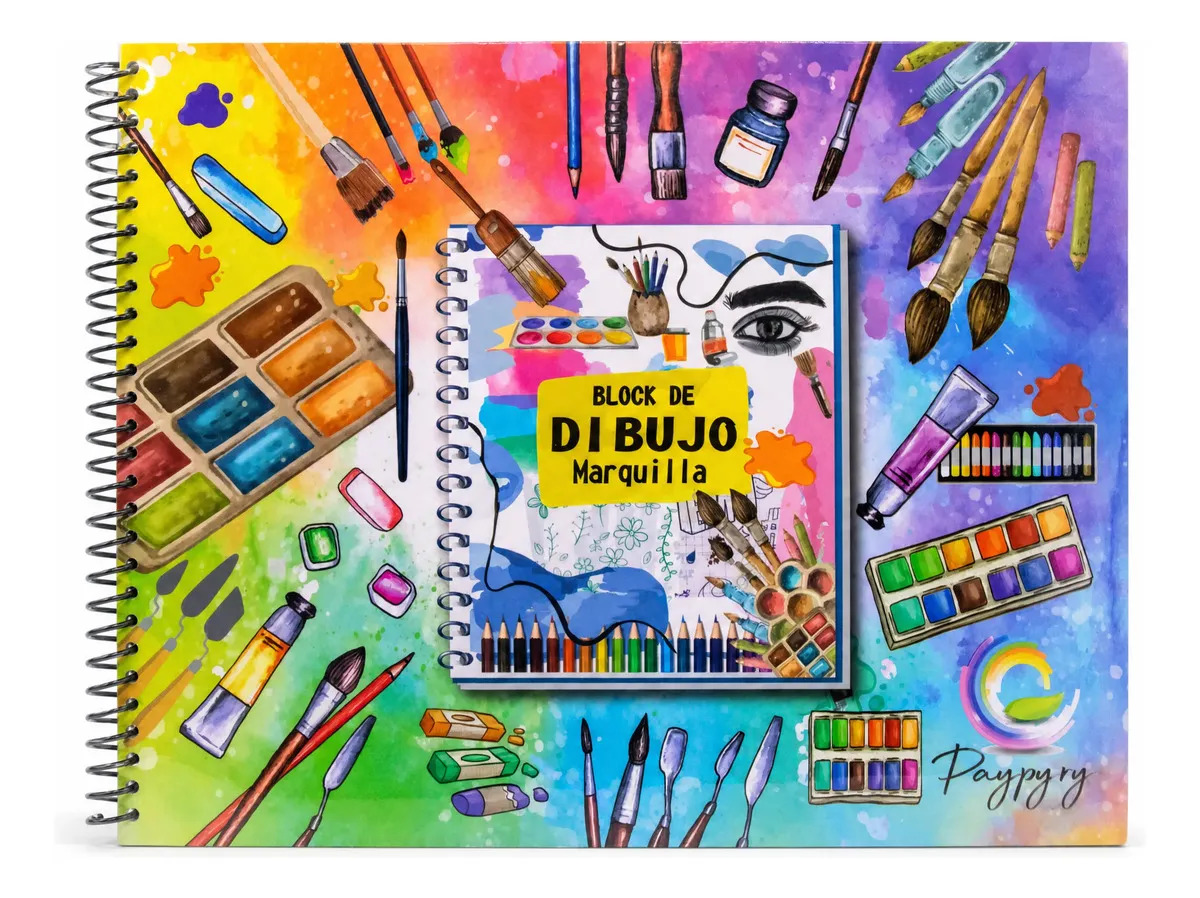 Block De Papel Marquilla Para Dibujo Con 20 Hojas Mp Block Cuaderno De Dibujo Técnico Profesional