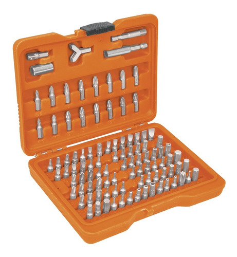 Juego De 100 Puntas Taladro Atornillar Largo 1pg Truper