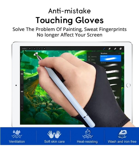Imagen 5 de 10 de Lápiz Para Tablet Samsung Galaxy Tab A / S / E + Guante
