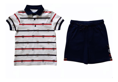 Conjunto Short Playera Polo Mayoral #4 Años Niño 3616 H