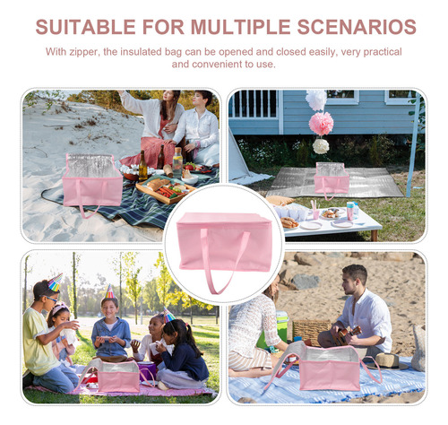 Bolsa Aislante Para Alimentos, Bolsa Para Empacar Pasteles,