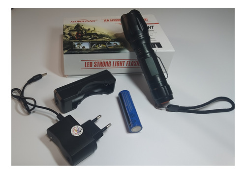 Lanterna Tática Led Cree 400 Lumens Recarregável Militar