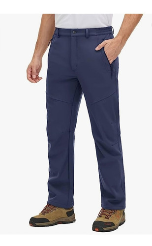 Pantalon Termico Softshell Impermeable Hombre