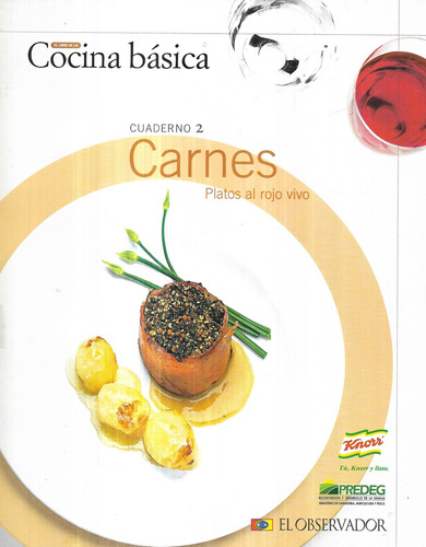 Fascículo Cocina Básica 2 Carnes Platos Rojo Vivo Observador