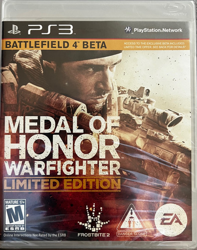 Juego Medalla De Honor Warfighter Limited Edition Ps3 