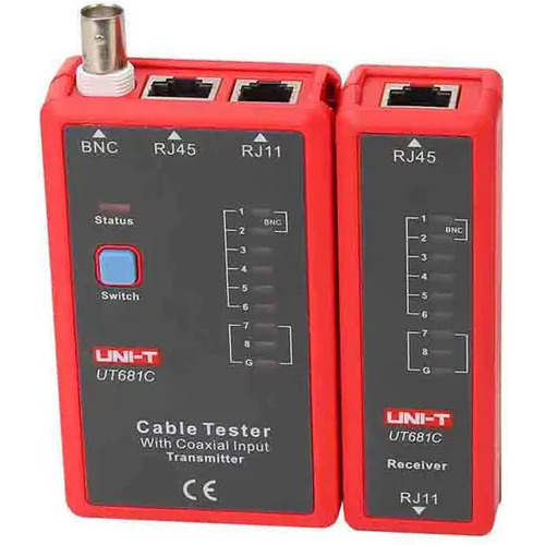 Tester Para Cable De Red Uni-t Ut681c Rj45 - Rj11 - Bnc