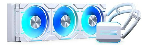 Enfriador Líquido Cpu 360d30 Con Drgb, Blanco.